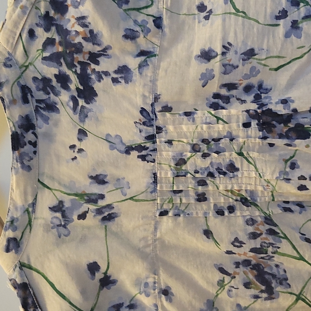 Solitaire By Ravi Button Down Boho Top - image 3